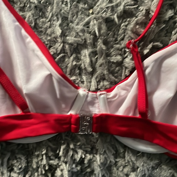 Red Bathing Suit top - Picture 4 of 4